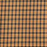 Tissu Crafty Cottons 100 % coton brossé marron à motif tartan, 140 cm de large, pour travaux manuels, couture, confection de vêtements et décoration d'intérieur.